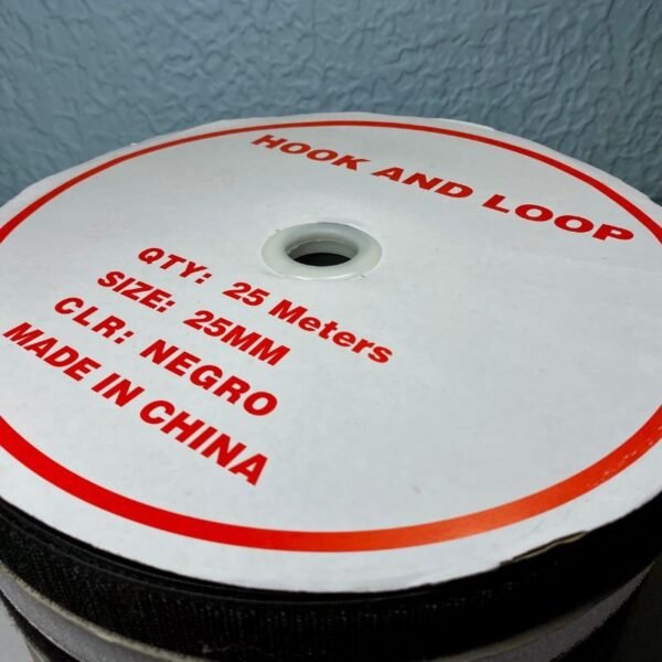 Velcro Ancho 2.5cm por Rollo de 25m